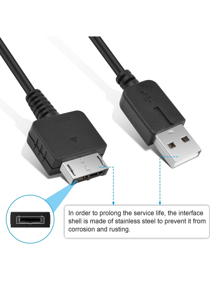 SANMUGEED 3.3ft PS Vita Charger Cable 2Pack, 2 in 1 USB Data & Power Charger Cord Replacement for Playstation Vita 1000  - Image 5