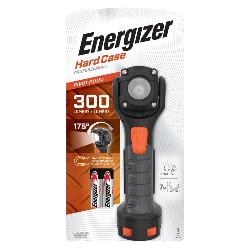 Energizer HARDCASE Professional Pivot Plus Swivel Head Flashlight - Image 1