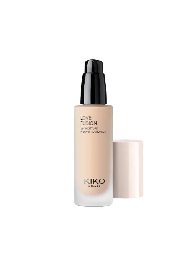 Kiko Milano NEUTRAL GOLD LOVE FUSION 24H MOISTURE RADIANT FOUNDATION for Women | Best Price UAE