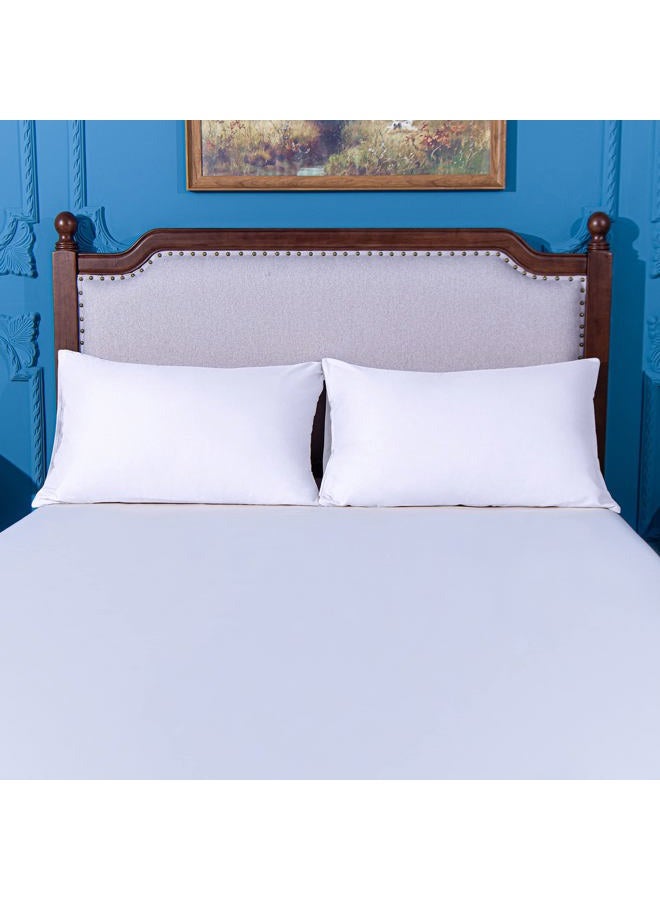 NTBAY 1800 Thread 100% Brushed Microfiber Standard Pillow Cases Set of 2, Super Soft and Cozy, Wrinkle, Fade, Stain Resistant with Envelope Closure 20x26 Pillowcases for Kids, 20x26 Inches, White - Image 3