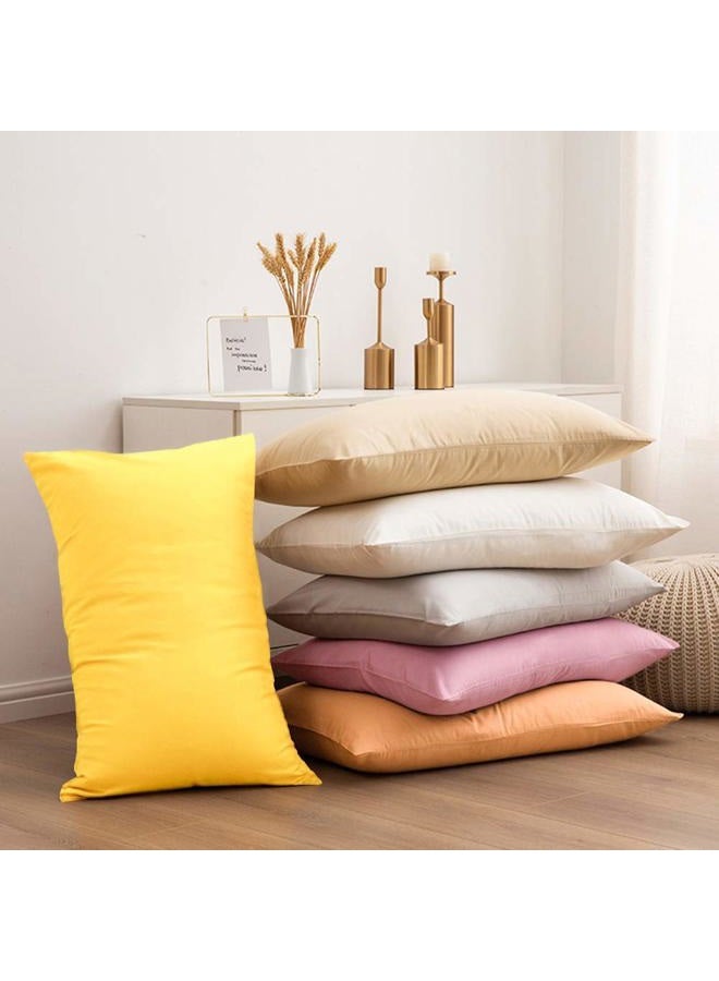 NTBAY 1800 Thread 100% Brushed Microfiber Standard Pillow Cases Set of 2, Super Soft and Cozy, Wrinkle, Fade, Stain Resistant with Envelope Closure 20x26 Pillowcases for Kids, 20x26 Inches, White - Image 4
