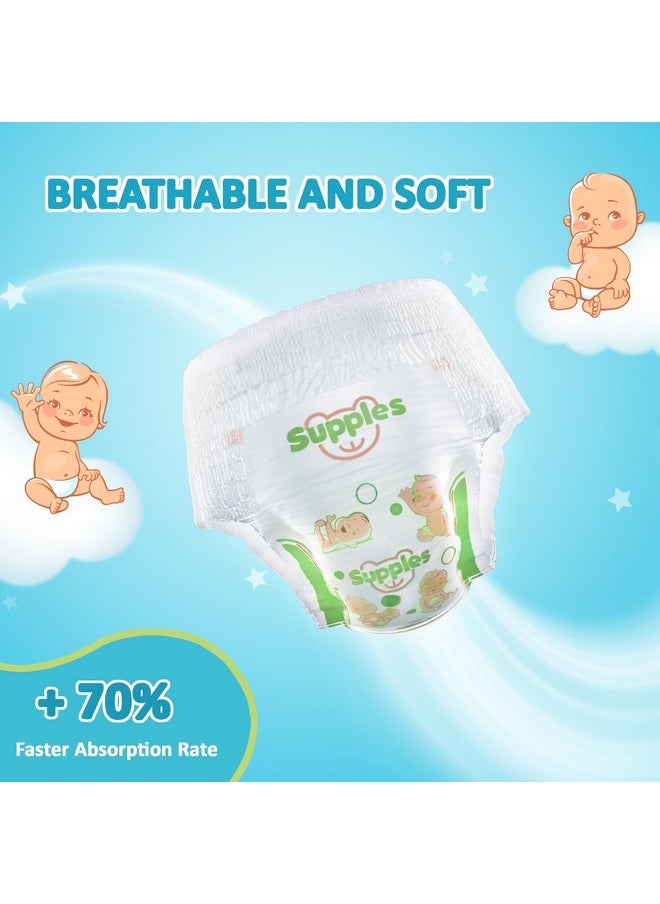 Supples - Brand - Supples Premium Diapers, X-Large (Xl), 24 Count, 12-17 Kg, 12 Hrs Absorption Baby Diaper Pants - Image 1