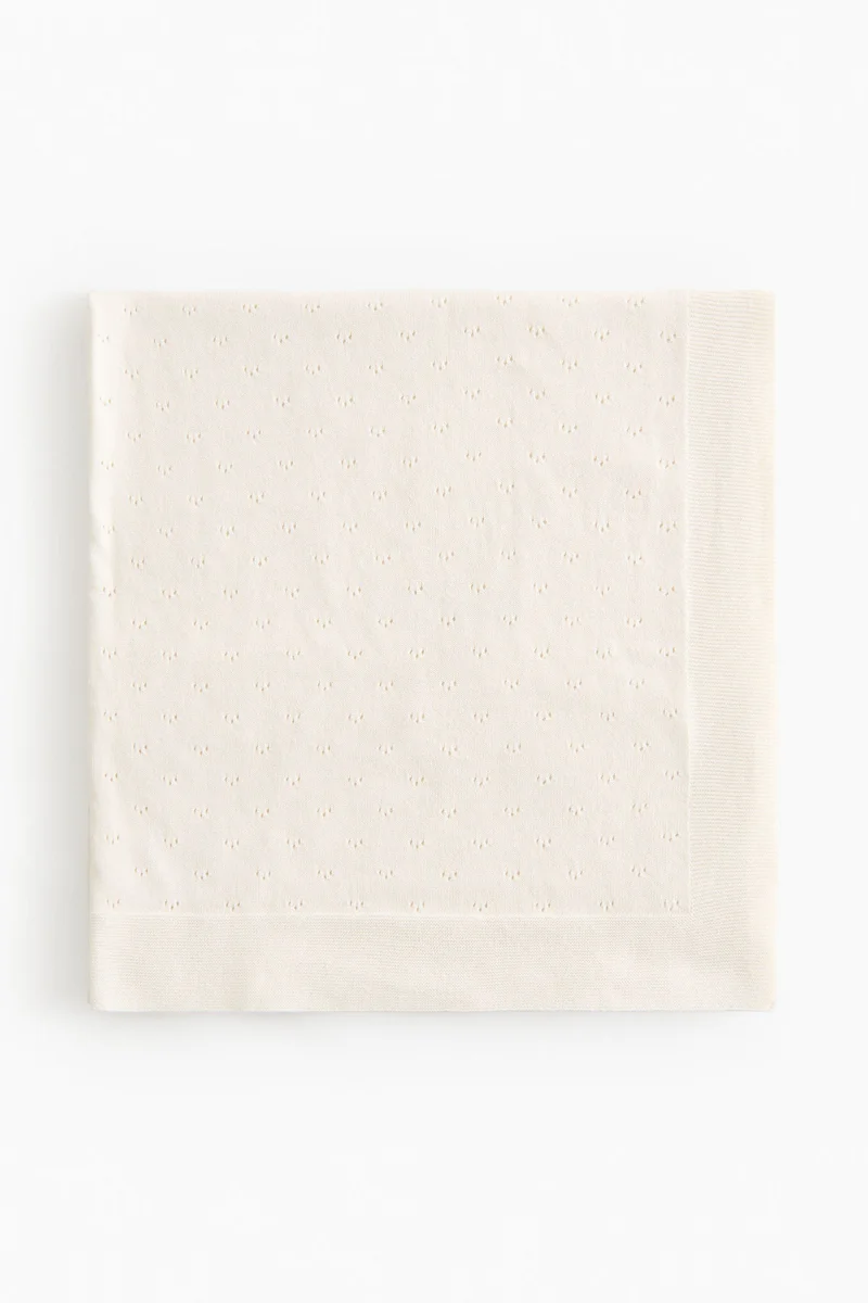 H&M Cotton pointelle baby blanket