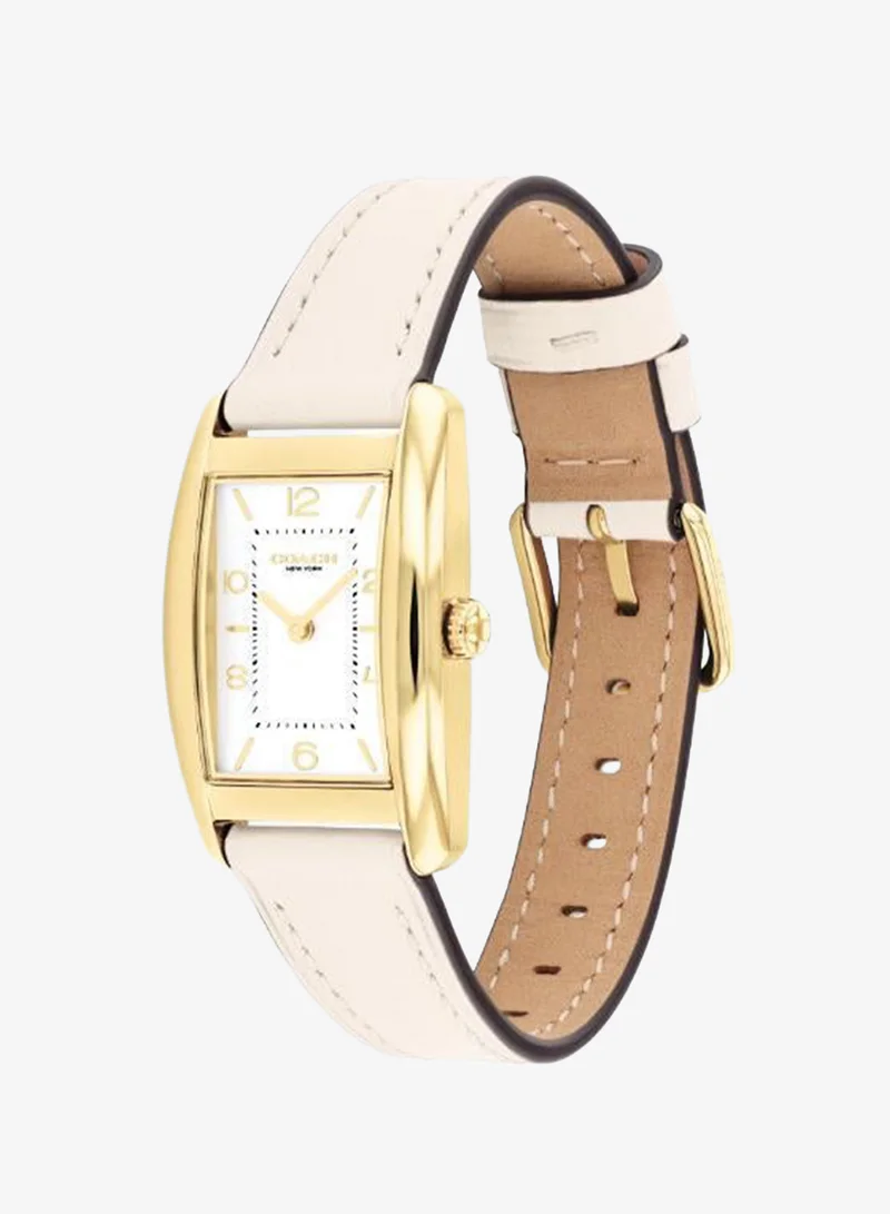 Coach  2-Hand Reese Collection Watch For Women With Grey Leather Strap - 14504314 for Women | Best Price UAE