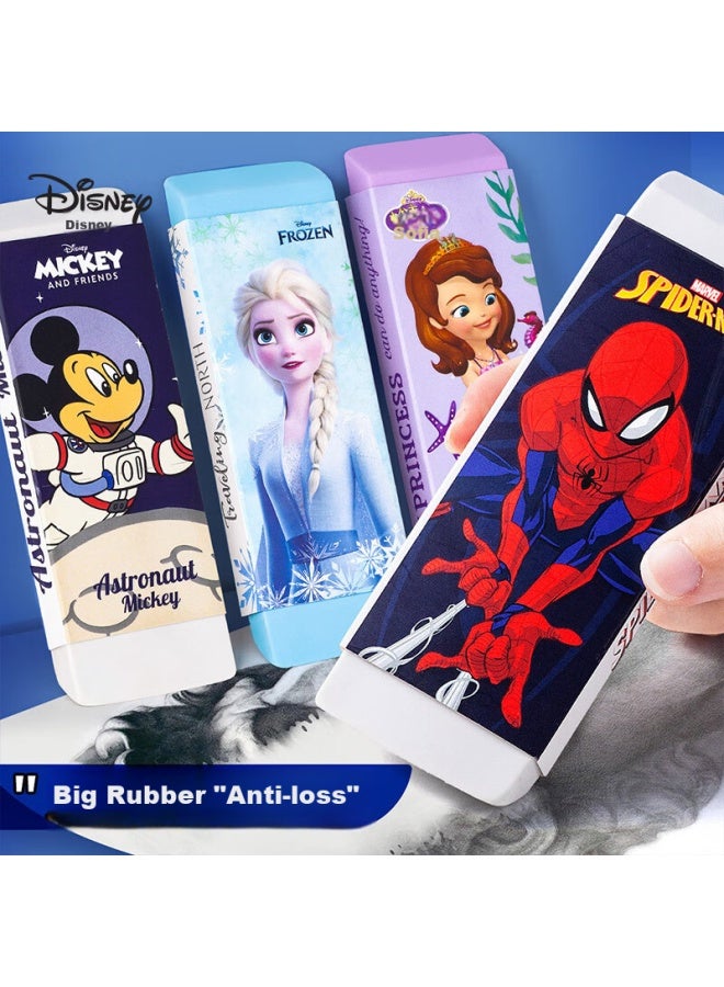Disney Stationery Anti-loss Eraser, Student Learning Supplies, Elementary School-specific Art Eraser Brick, Spider-man E2001a - Image 5