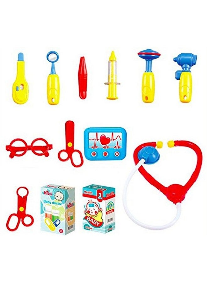 VikriDA Children'S Play Toys Twist Trolley Case Workbench 2 In 1 Doctor Nurse Medical Box Suitcase Trolley Suitcase Case (Color: Blue) (Folding Suitcase Size: 53* 25*13 Cm) (63*53*24.5 Cm)Multicolor - Image 4