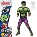 Rubies Official Marvel Hulk Costume for Kids 78 Years Old Jumpsuit with Padded Chest Boot Covers and Mask for Carnival Christmas Birthday Parties and Halloween - Image 4
