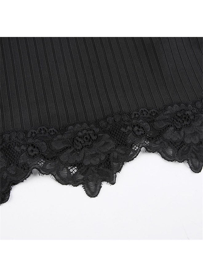 NIBEMINENT Women's Fashion Casual Sleeveless Top Knitted Lace camisole Tank Round Neck V-Neck Printed - Image 5