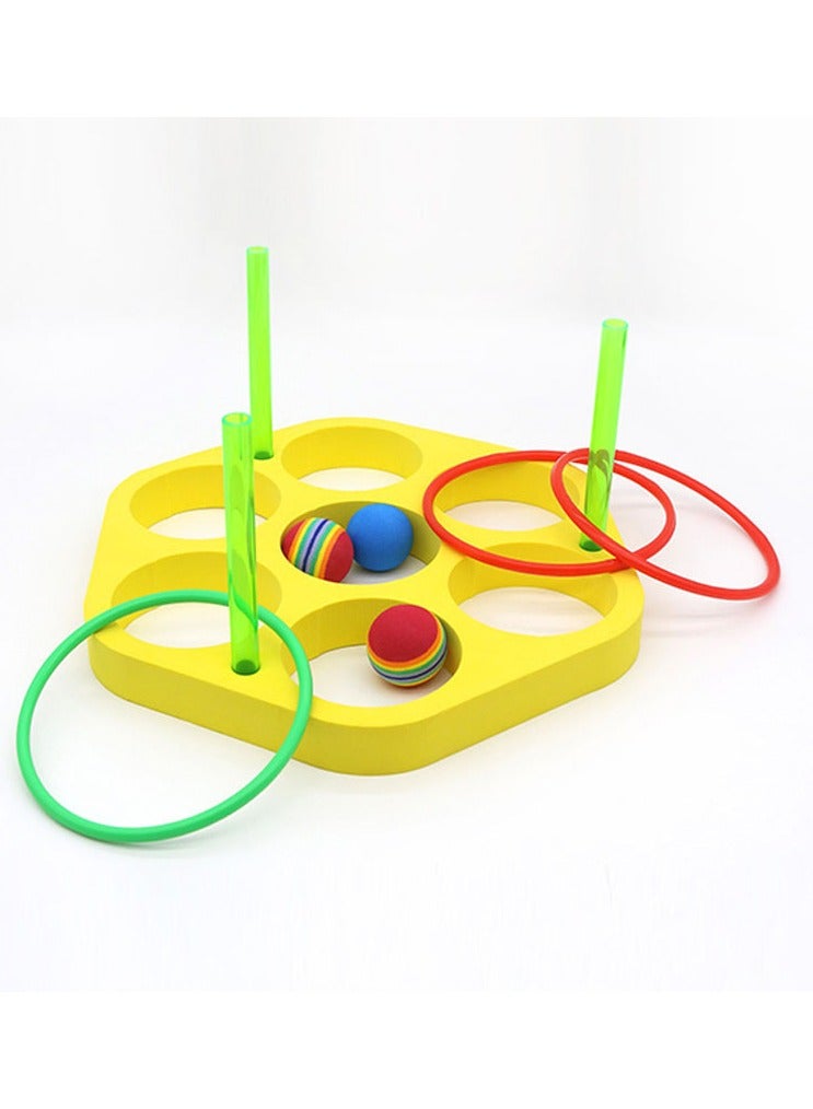 عام كرات رغوة طافية للرمي - ألعاب سباحة للأطفال - حلقات للرمي - معدات لعب في الماء - Image 1