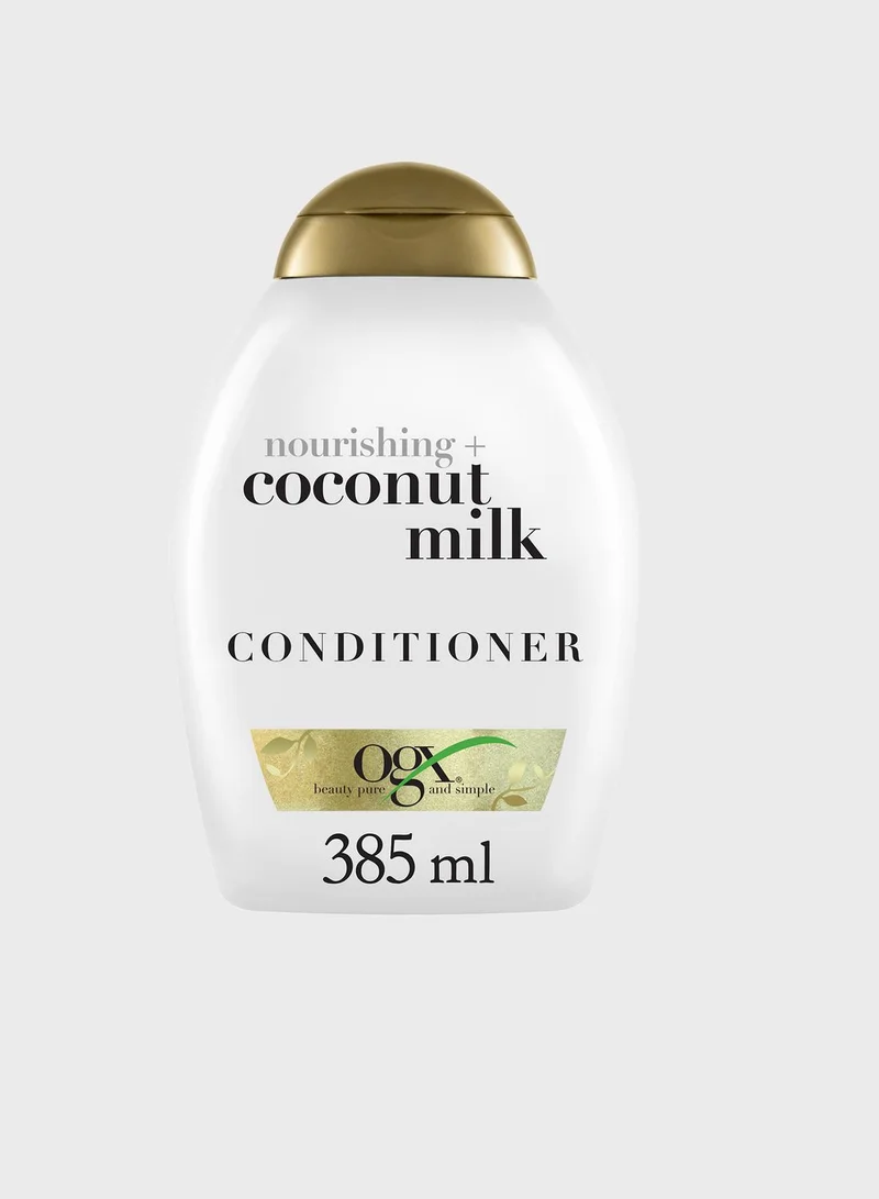 Ogx Conditioner, Nourishing+ Coconut Milk, New Gentle and PH Balanced Formula