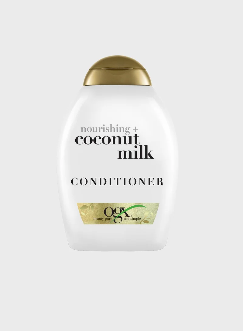 Ogx Conditioner, Nourishing+ Coconut Milk, New Gentle and PH Balanced Formula