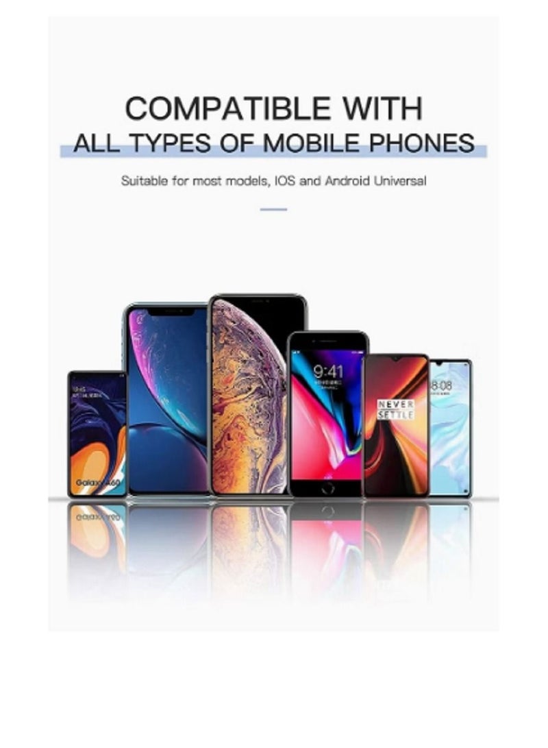 GO-DES Car Phone Holder Magnetic Dashboard Mobile Mount with Metal Plates Compatible with iPhone, Samsung, Huawei Phones & Google Pixel - Image 3