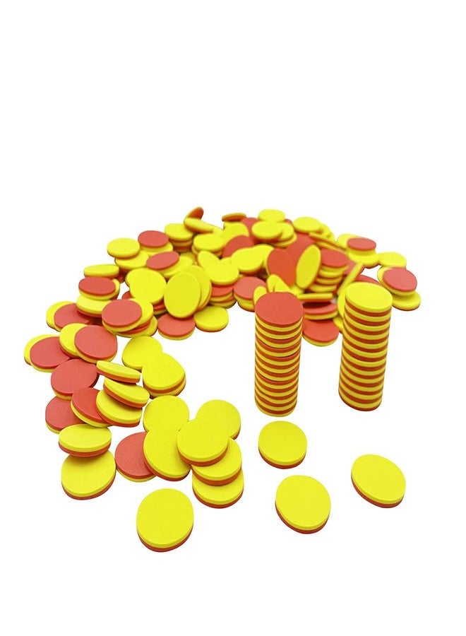 SEETOOOGAMES Foam Two-Color Counters - 1 inch counters for Kids Math Red/Yellow, Educational Counting, Sorting, Patterning, Grouping & Math Bingo Chips, Set of 400 - Image 4
