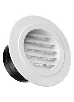 Hon And Guan Soffit Vents 4 Inch Round Vent Cover Air Vent With Built In A Fly Screen For Bathroom Exhaust Vent Office Home 100Mm