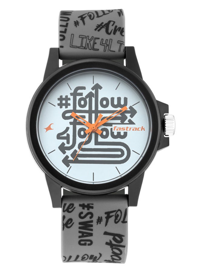 fastrack Silicone Analog Wrist Watch 68012PP09  - Image 1