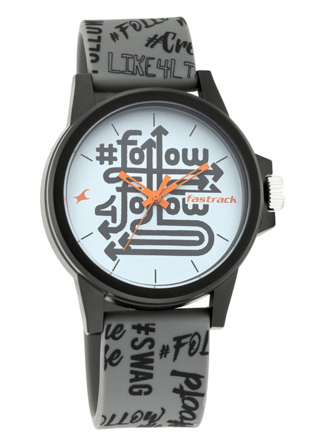 fastrack Silicone Analog Wrist Watch 68012PP09  - Image 2