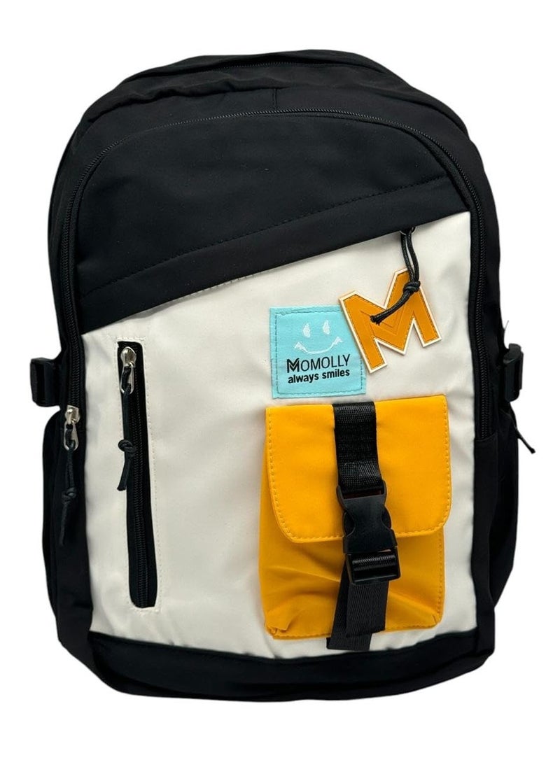 QSHOP Backpack, School Bags Back to School, Large Capacity Backpack, College Backpack, Laptop Backpack, School Supplies Backpack, Multi-Pocket (42 * 30 * 16cm)  - Image 2