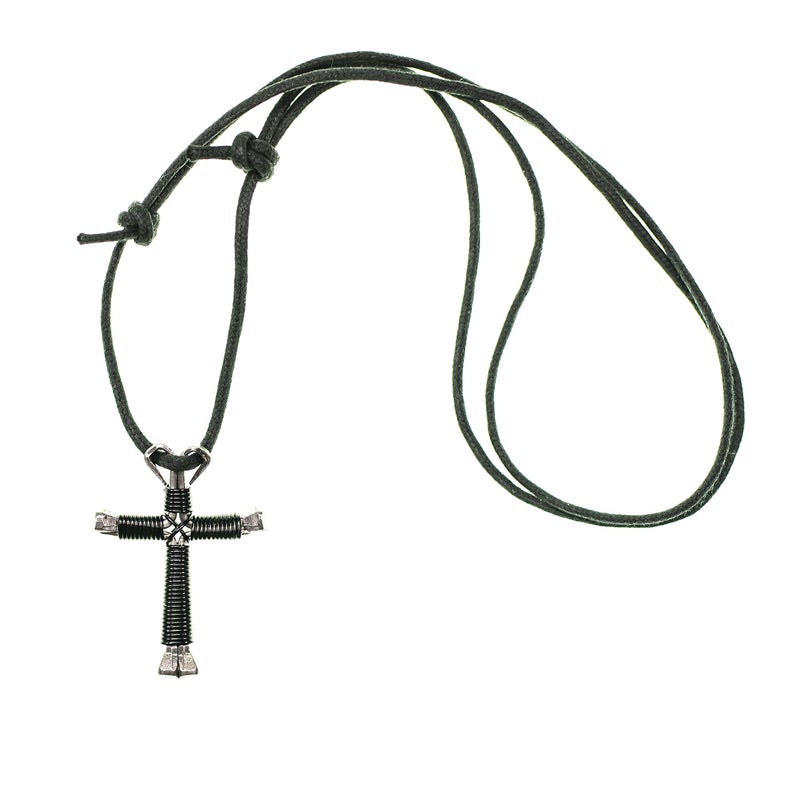 Intercession Horseshoe Necklace (Black) - Image 5