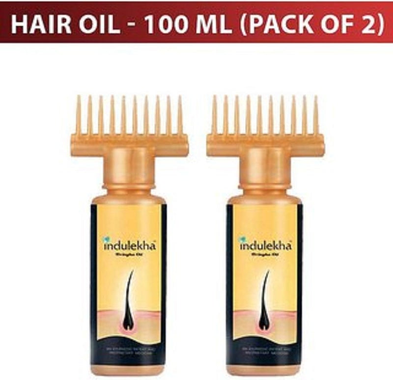 Indulekha Bhringa Hair Oil 100 ml (Pack Of 2) - Image 1