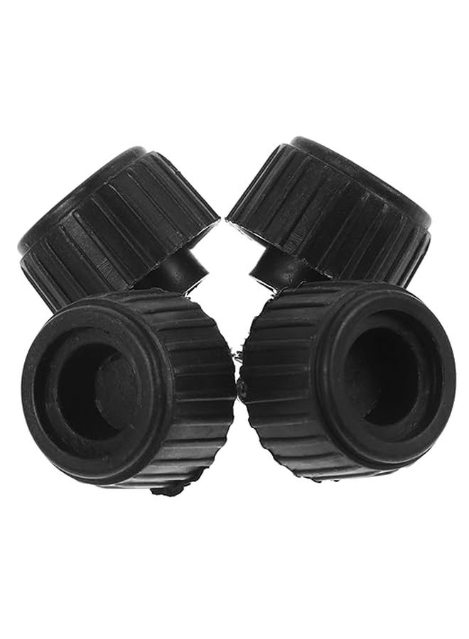 Non Slip Shock Absorbing Scale Replacement Feet Lightweight Black 3.50X2.40X2.40CM - Image 1
