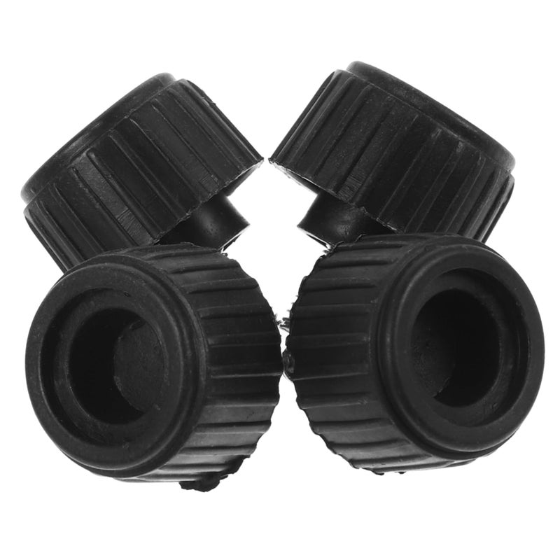 Non Slip Shock Absorbing Scale Replacement Feet Lightweight Black 3.50X2.40X2.40CM - Image 2