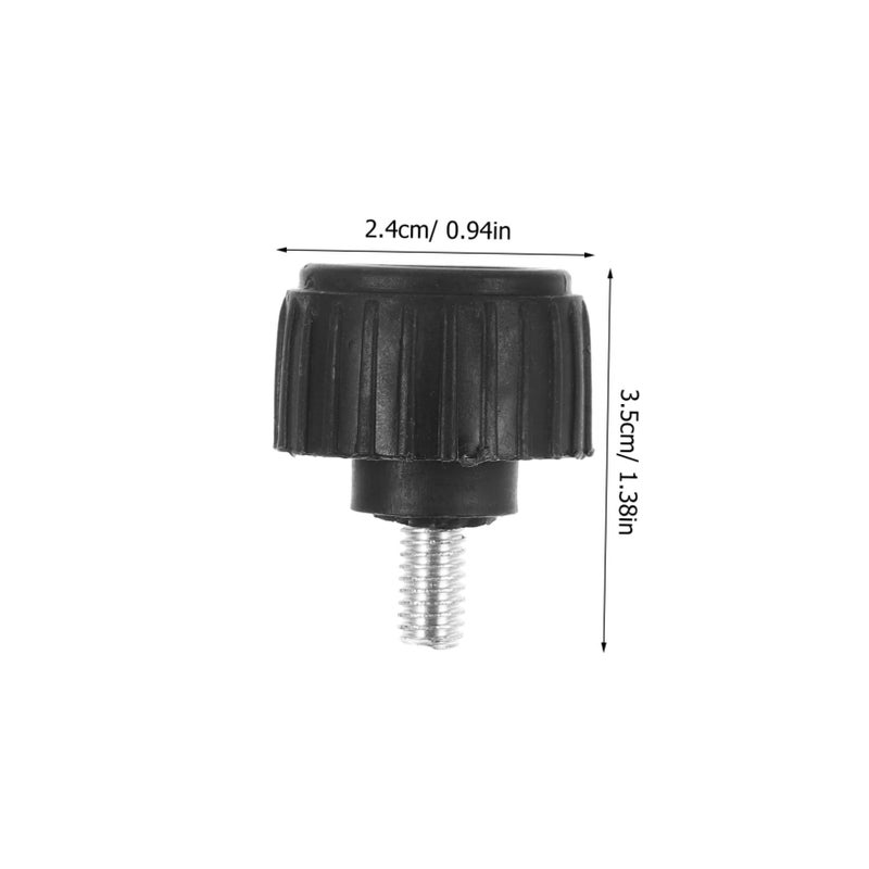 Non Slip Shock Absorbing Scale Replacement Feet Lightweight Black 3.50X2.40X2.40CM - Image 5