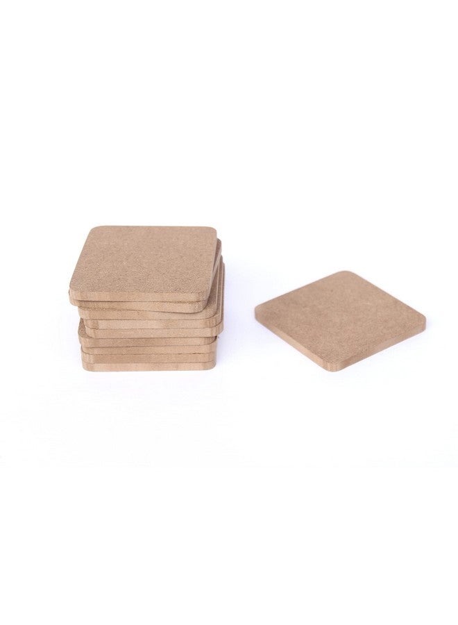 IVEI أكواب خشبية من MDF للقيام بها بنفسك - مجموعة من 12 (3.5 بوصة × 3.5 بوصة) (مبدئي وغير مبدئي) (3.5 بوصة × 3.5 بوصة (مربع)، غير مبدئي) - Image 3