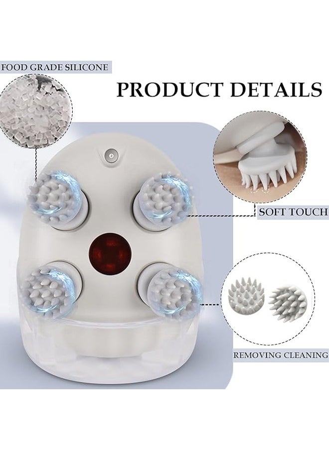 NKX Smart Scalp Massager, Scalp Hero Massager for Hair Growth, with Ipx8 Waterproofing, Head Massager Scalp Stress Relax, Deeply Clean Scalp  - Image 3