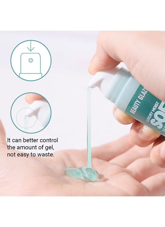 BEAUTY GLAZED Luxury Moist -Soft Makeup Primer- Gel Primer,Invisible Pores,Non-Sticking Powder, Lighten Skin Tone,Isolating Moisturizer Primer 20g #203  - Image 3