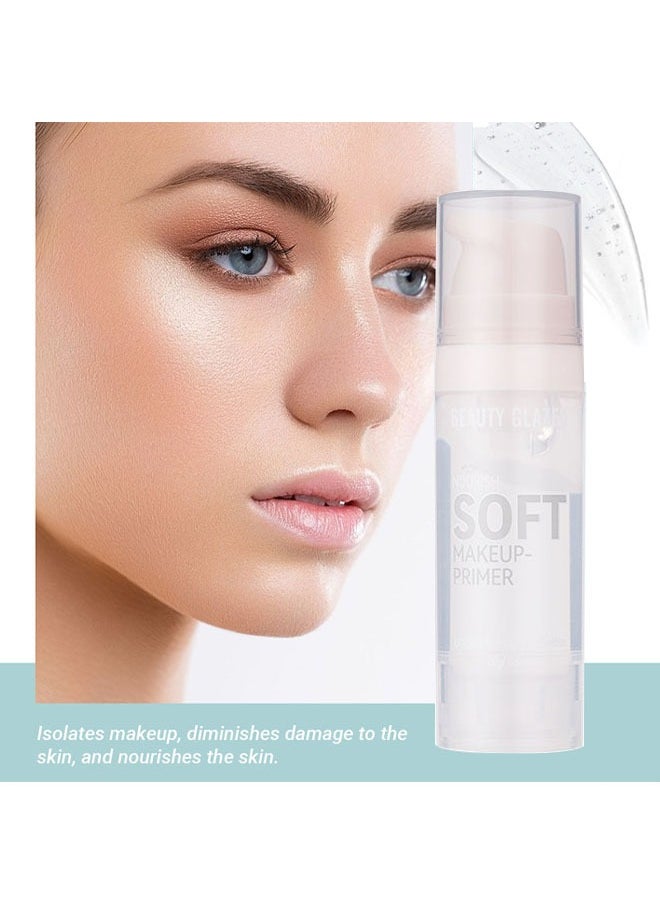 BEAUTY GLAZED Luxury Moist -Soft Makeup Primer- Gel Primer,Invisible Pores,Non-Sticking Powder, Lighten Skin Tone,Isolating Moisturizer Primer 20g #203  - Image 5