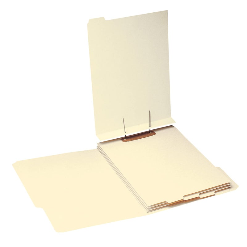 Smead Stackable Folder Divider with Fastener, Bottom 1/5-Cut Tab, Letter Size, Manila, 50 per Box (35600) - Image 4