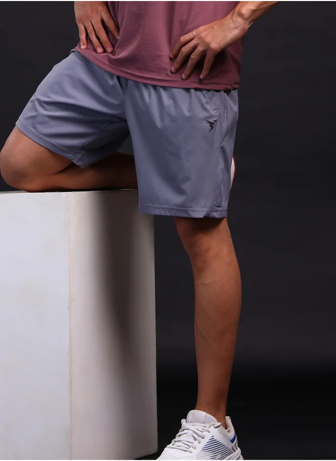Technosport Solid 2-Way Stretch Shorts