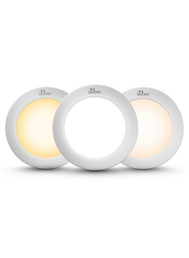 Murphy Aluminium 9W Cbl 3-In-1 Round Surface Down Light Color Changing Light (Cool White/Warm White/Natural White, Pack Of 1) - Image 1