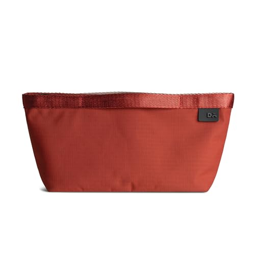 DailyObjects Large Pivot Carry All Pouch for Men and Women |Multi Storage Slip Pockets |Lightweight|Water Repellent|Portable| Recycled Nylon Zippered| Concealed Handles| for Daily Use/Travel (Red) - Image 1