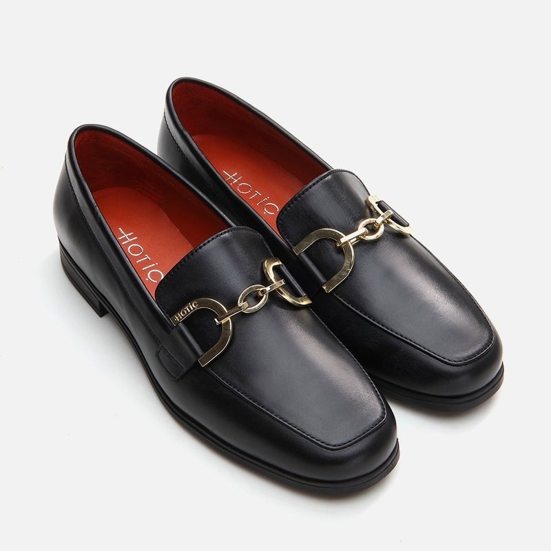 Hotiç 01AYH291750A100 GENUINE Leather Black Women's Loafer  - Image 2