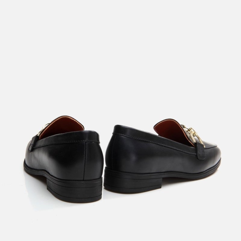 Hotiç 01AYH291750A100 GENUINE Leather Black Women's Loafer  - Image 5