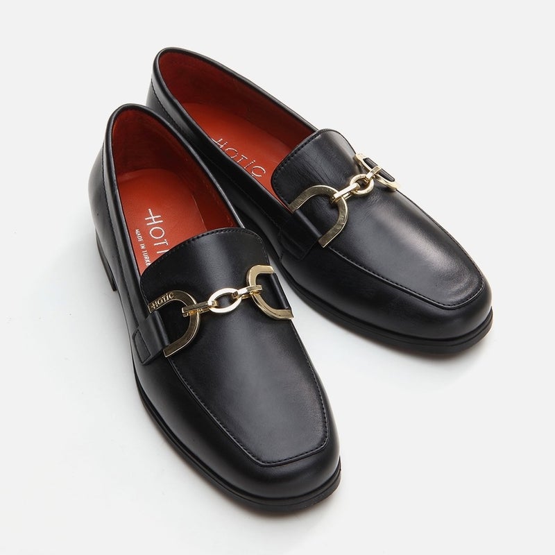 Hotiç 01AYH291750A100 GENUINE Leather Black Women's Loafer  - Image 3