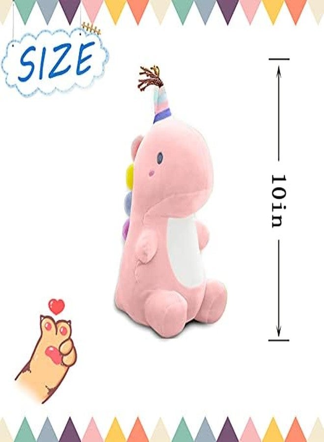 HENXING 10in Dinosaur Plush Toys, Cute Stuffed Animal Toy, Soft Dinosaurs Plush Doll Gifts for Boys Girls Adults Christmas Birthday Gifts Perfect Present - Image 2