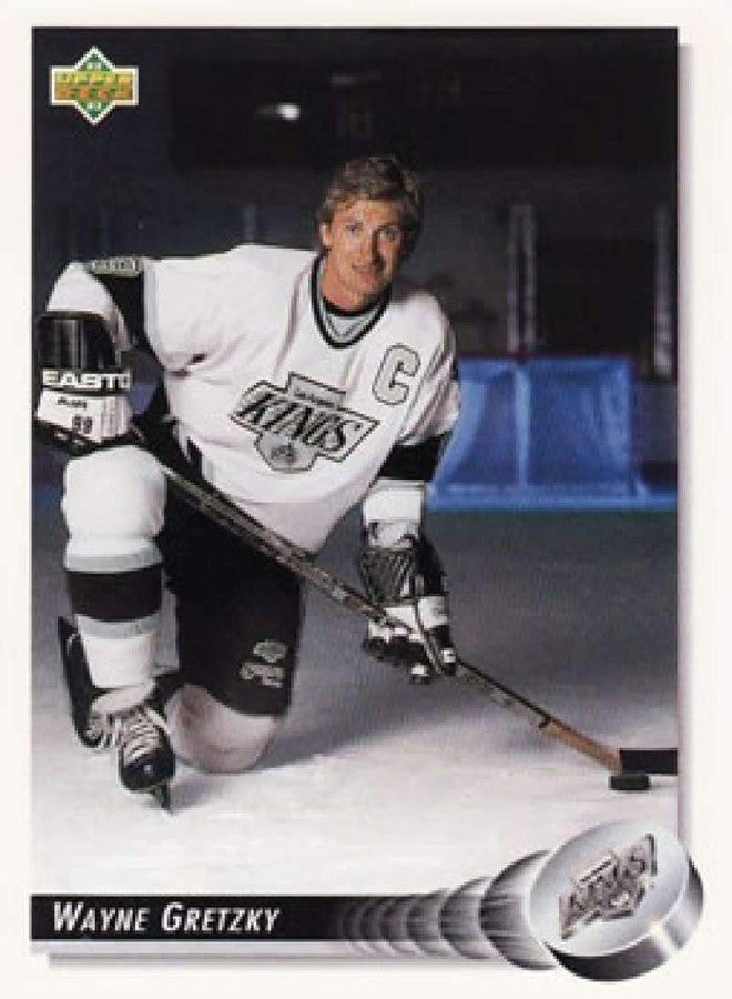 Upper Deck 1992-93 Upper Deck Low Series 1 Hockey #25 Wayne Gretzky Los Angeles Kings Official UD NHL Trading Card - Image 1