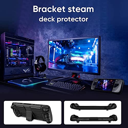 MICROMINI X-Ninja SteamDeck Case with Screen Protector [2-Pack] & Accessories – Protective Travel Case for SteamDeck & Steam Deck OLED, Shockproof, Anti-Scratch, All-in-One Kit (Black) - Image 2