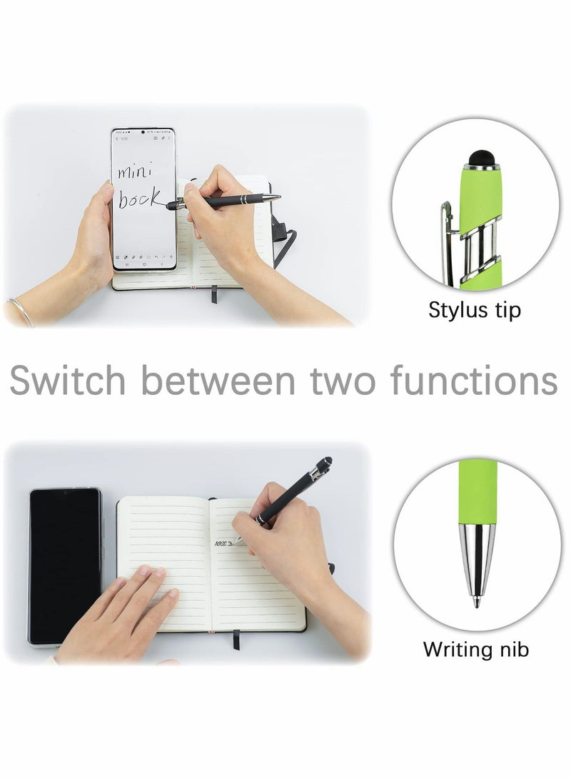 Generic Pocket Notebook, 2 Pack Small Notebook with Pen, A6 Size Journal Hardcover Notebook  - Image 5
