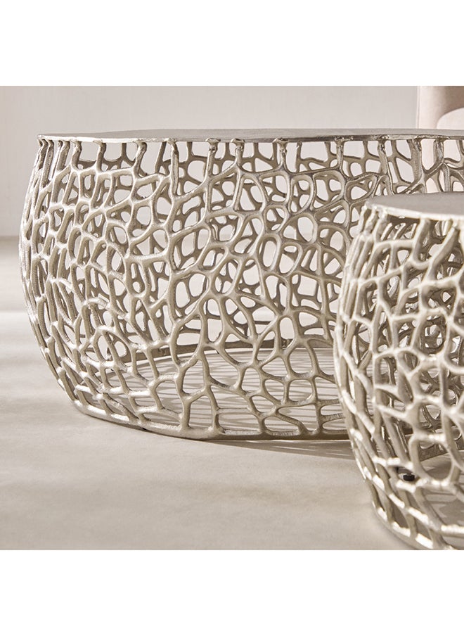 Home Box طقم طاولة قهوة دولتشي مكون من قطعتين 90 × 41 × 90 سم  - Image 4