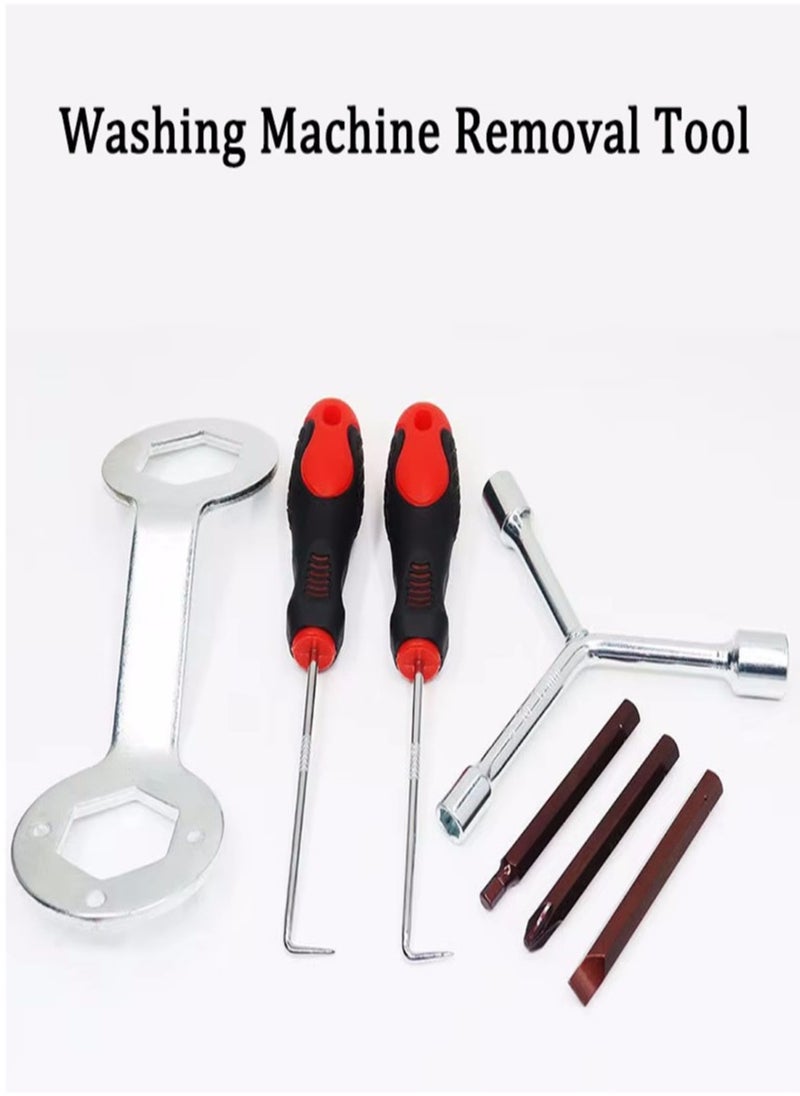 Generic - Washing machine cleaning tool set Washing machine chassis disassembly tool Drum cleaning screwdriver Socket set - Image 1