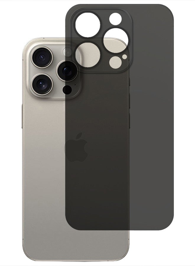 CATANES (for iPhone 15 Pro Max) 2 Pack Case Cover and Screen Protector Air Skin Series Back Cover Sturdy Durable Thin Case Drop Protection Cover Transparent Dark Black - Image 2