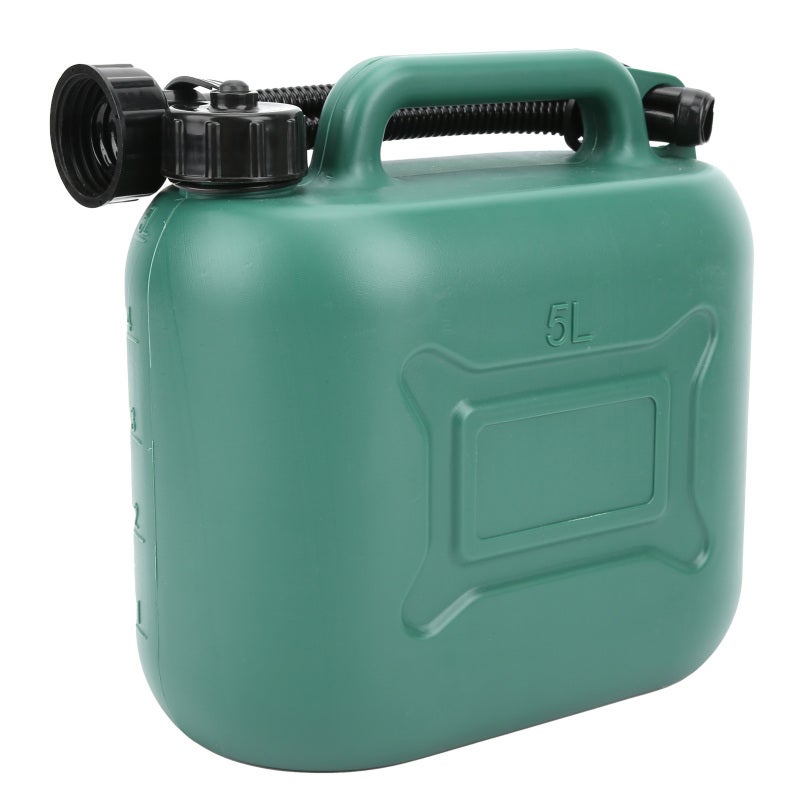 Portable Jerry Can 5L ABS Plastic - Pressure & Drop Resistant Durable Oil Tank with Sealed Leak-Proof Outlet, 21cm Outlet Pipe for Outdoor Travel, Industrial Use, Emergency Fuel Storage - Image 4
