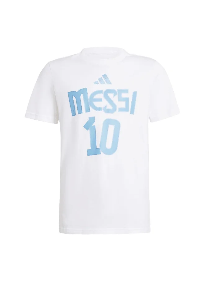 Adidas adidas messi name&number men graphic t-shirt