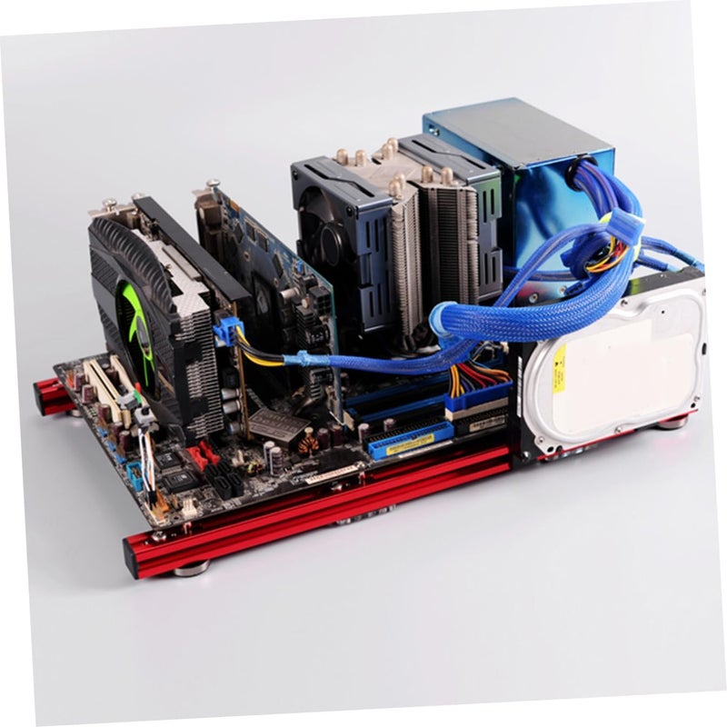 Open Air Computer Case Frame for ATX Motherboard with High Airflow Stable Structure and Easy Installation Compatible with Standard Power Supply and Graphics Cards - Image 5