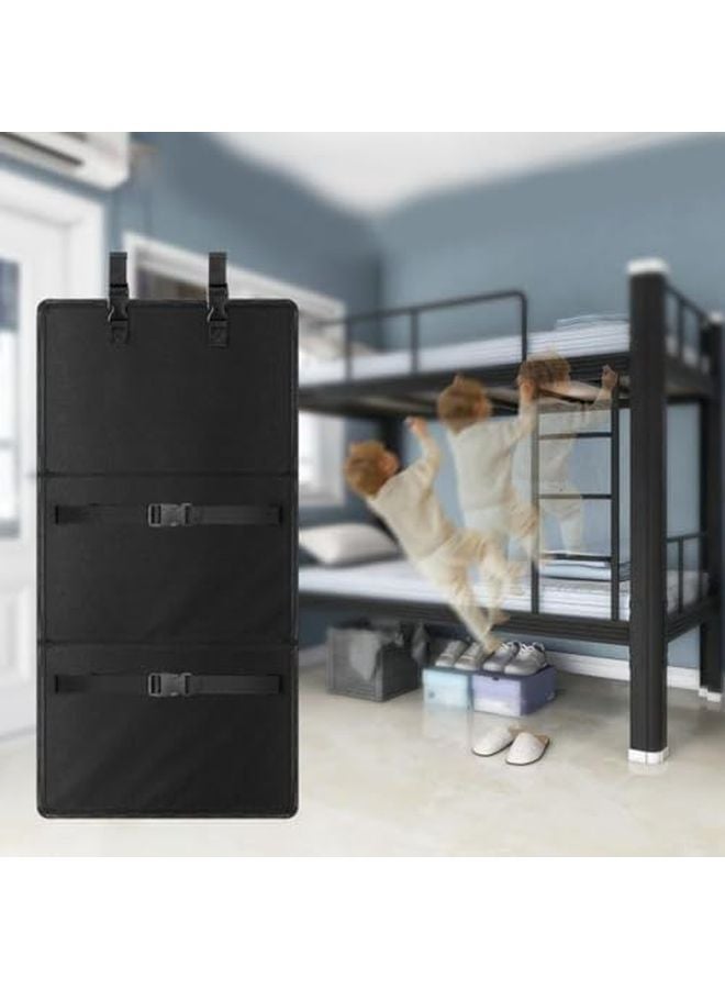 White Adjustable Bunk Bed Ladder Cover Secure Buckles Child Safety Oxford Cloth Easy Tool Installation Collapsible Storage - Image 5