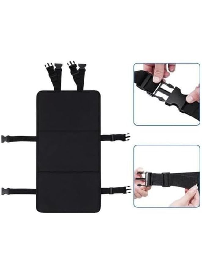 White Adjustable Bunk Bed Ladder Cover Secure Buckles Child Safety Oxford Cloth Easy Tool Installation Collapsible Storage - Image 4