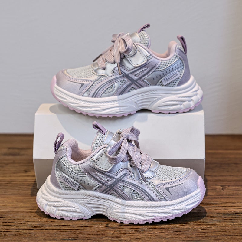 Mesh Sneakers Lightweight Flexible Sole Walking Shoes For Kids Indoor And Outdoor Activities - Image 2
